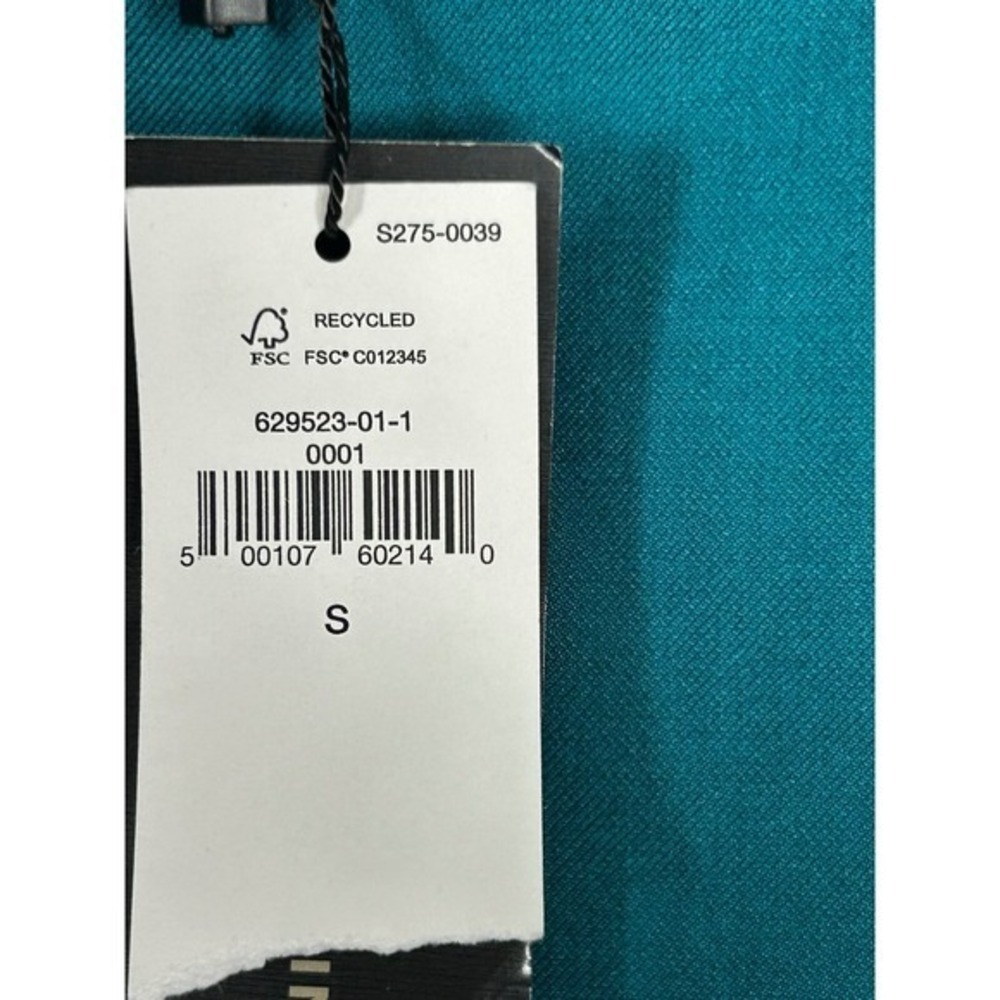 Banana Republic Teal Square Neck Bell Sleeve Shift Dress Size S - Picture 4 of 8